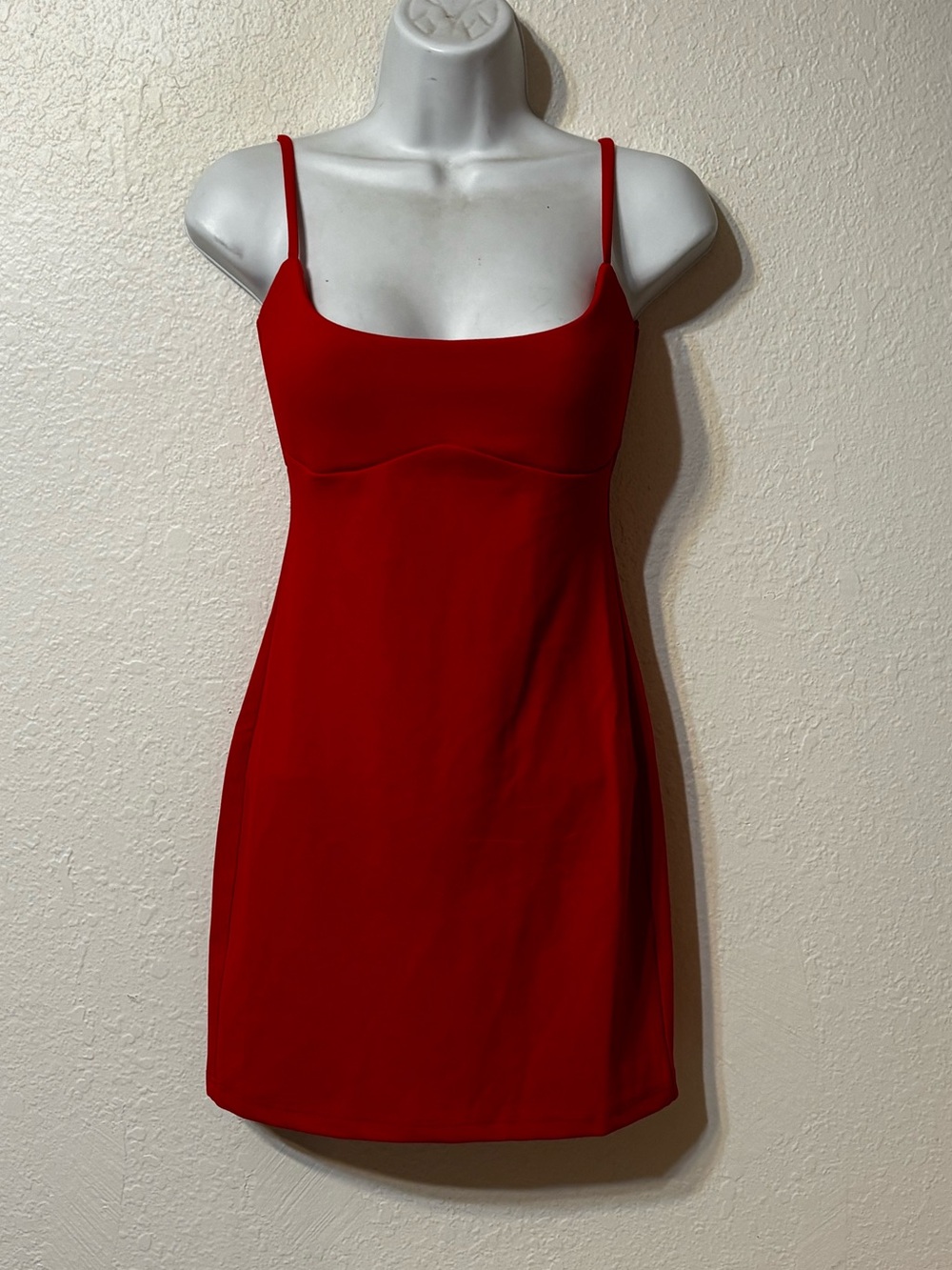 Babyboo Tomato Red Estee Bodycon Mini Dress Small